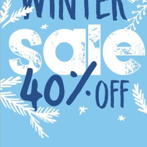 Αυτοκόλλητο βινύλιου Winter Sales 3